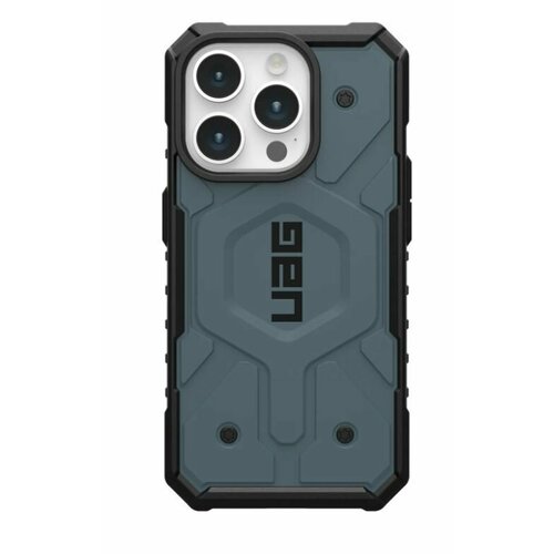 Чехол с поддержкой MAGSAFE Uag Pathfinder для iPhone 15 Pro MAX 6.7", цвет голубой (Cloud Blue) голубой, синий