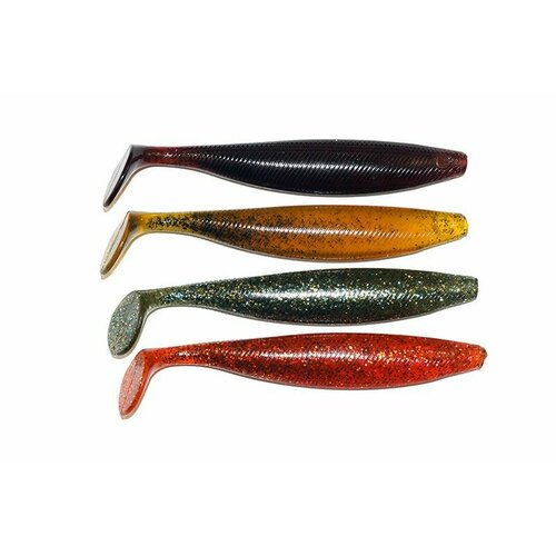 фото Asl "плотва" цвет "mix-2", l-12см (5"), 4шт/уп