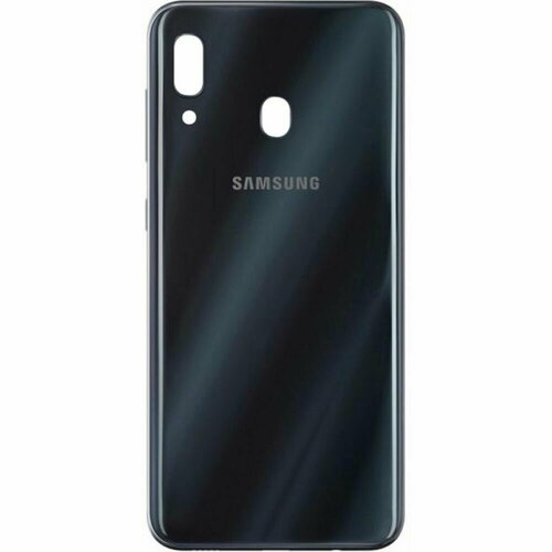 Задняя крышка для Samsung Galaxy A30 SM-A305F черный АМ