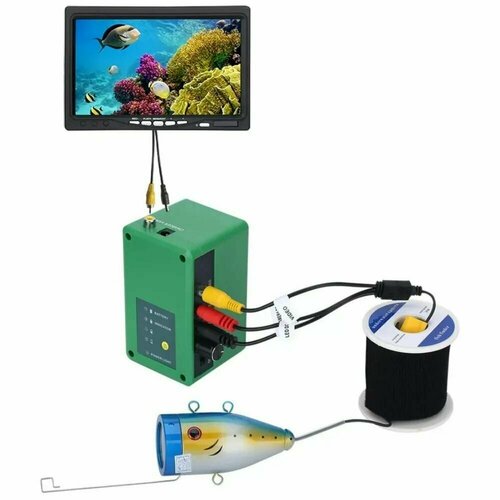 Подводная видеокамера F007MD-2L-15M шнур 15 м с функцией записи 1882200₽