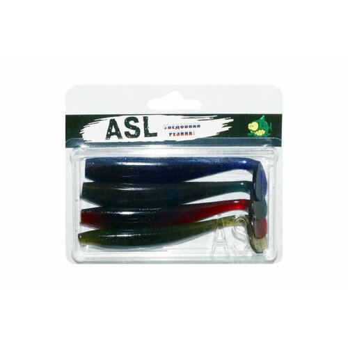 фото Asl "зандер" цвет "mix 2" l-12см (5") 4шт/уп