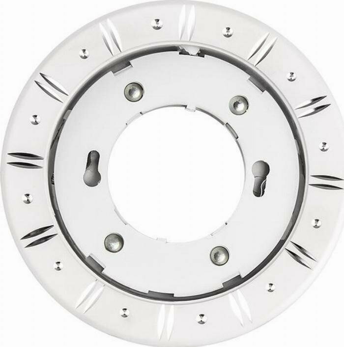 фото Точечный светильник Jazzway PGX53d AL31-White 15W GX53 белый круг (комплект из 2 шт)