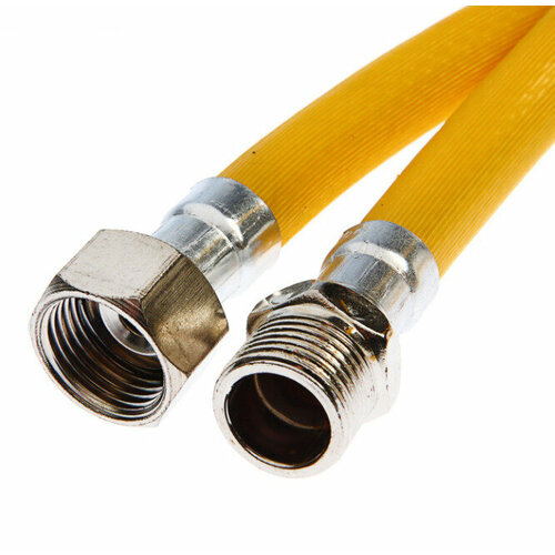 Подводка для газа Millennium 2,5 м г/ш 1/2 (ПВХ желтая)