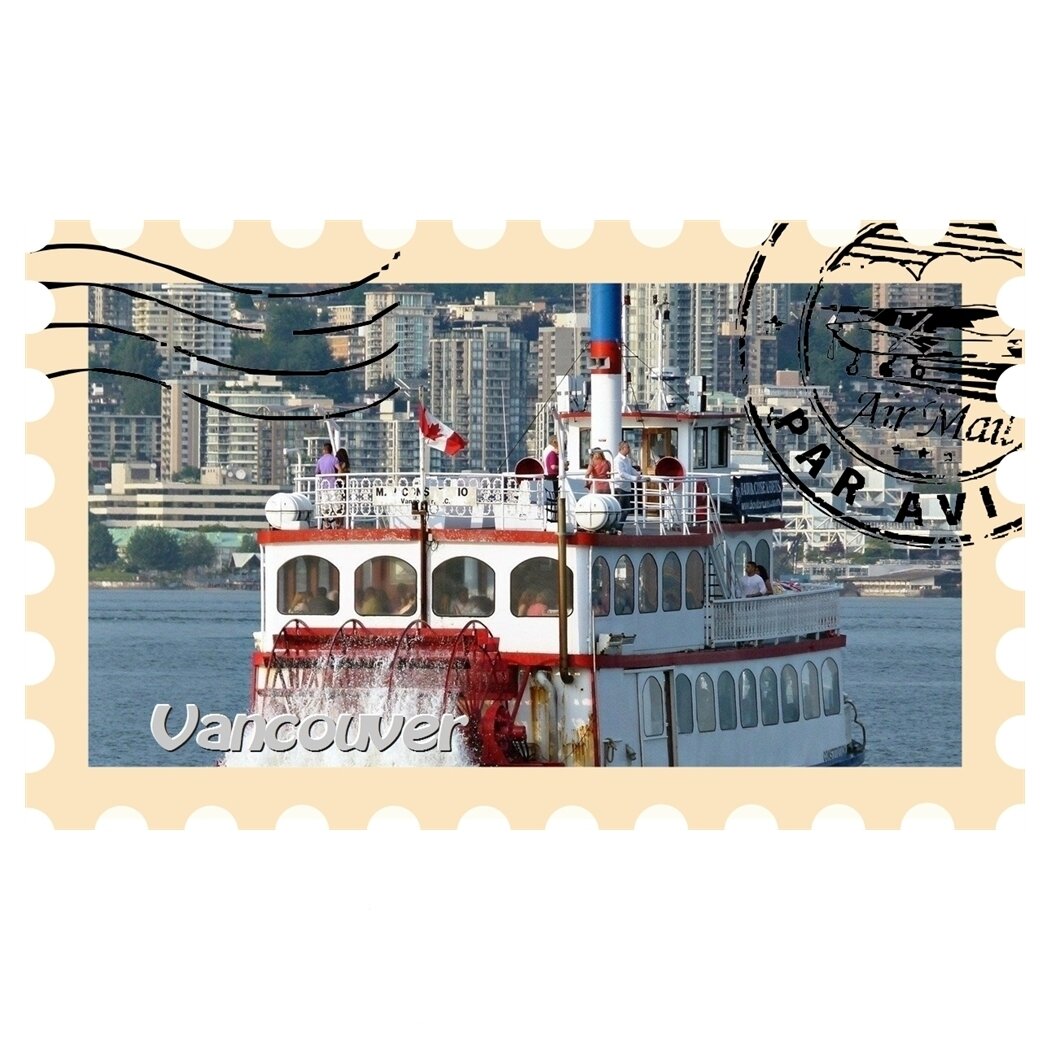 Магнит "Ванкувер" 58x95mm виниловый 10 шт.