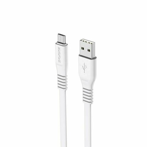 Кабель USB MicroUSB Borofone BX23 <белый> кабель borofone bx23 usb to microusb 1m white