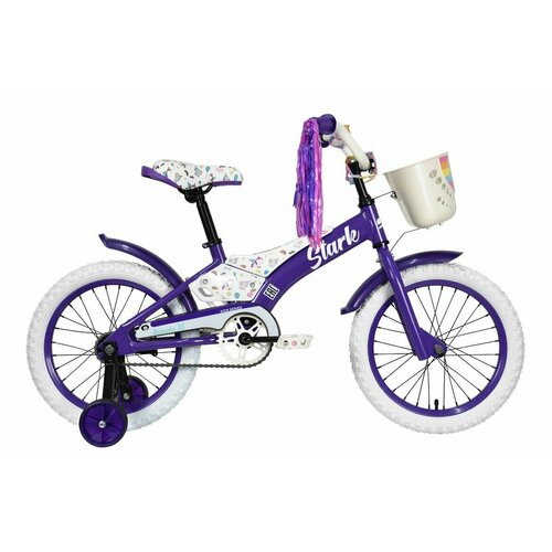 Велосипед Stark23 Tanuki 16 Girl фиолетовыйбелый 1354000₽