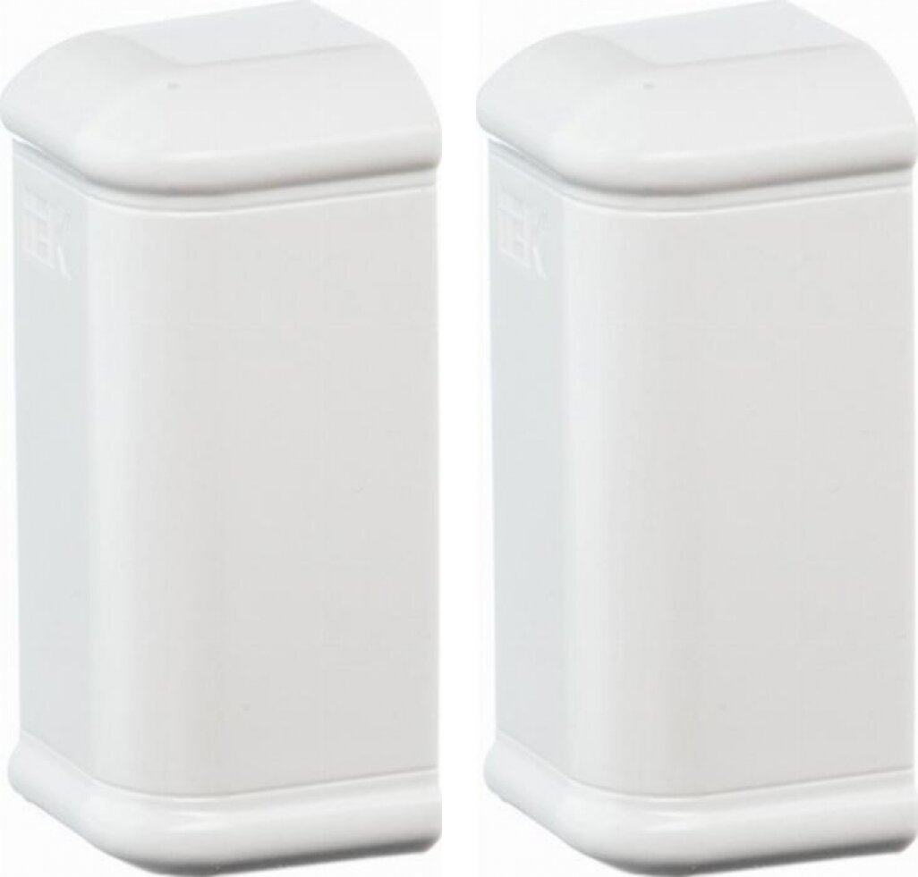 Заглушка IEK Праймер 100x40 белая (комплект из 2 шт.)
