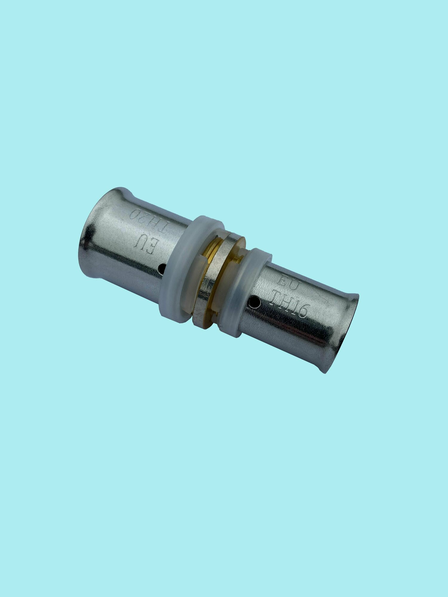 Фитинг пресс муфта 20х16 EUROS  1 шт  в упаковке