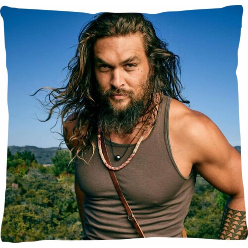 Подушка квадратная Jason Momoa Джейсон Момоа