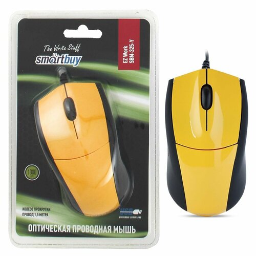 Манипулятор мышь Smartbuy 325 желтая 40 89300₽