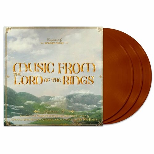 THE CITY OF PRAGUE PHILHARMONIC ORCHESTRA - The Lords of the rings trilogy (3LP brown) виниловая пластинка