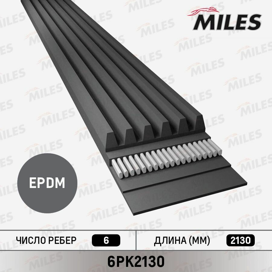 Ремень п/к Miles 6PK2130