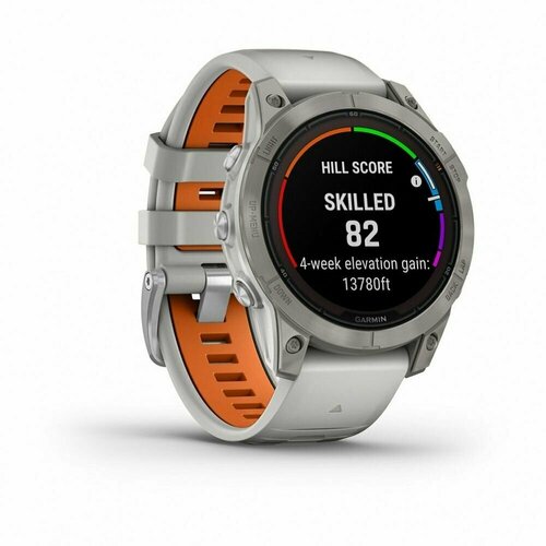 Умные часы Fenix 7 Pro Sapphire Solar Titanium Fog Gray/Orange 010-02777-21