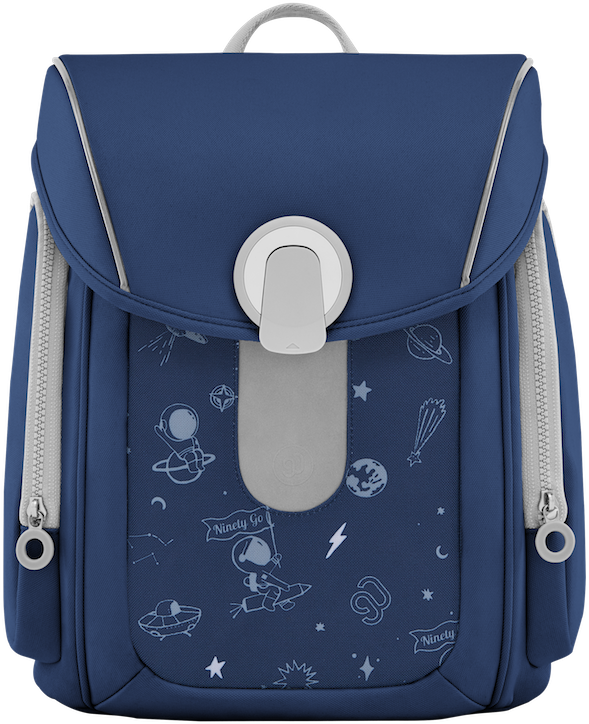 Рюкзак (школьная сумка) NINETYGO smart school bag голубой - фото №14