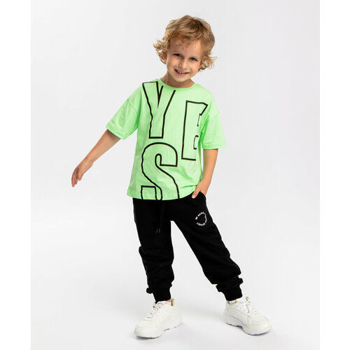 фото Футболка button blue, размер 146, зеленый