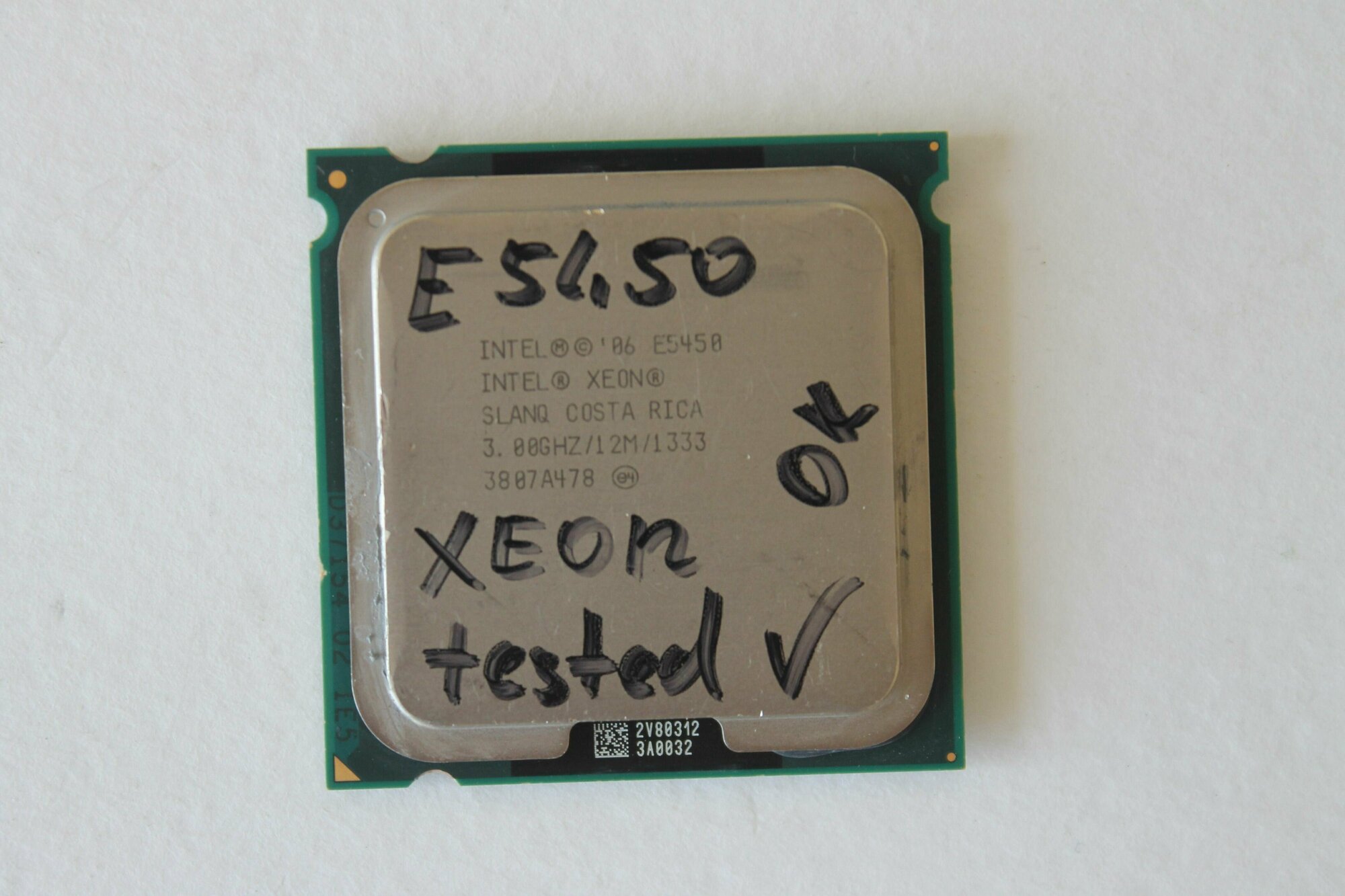 Процессор Intel Xeon E-5450, Harpertown, 4 ядра, 4 потока, 3,00Ghz, 80w, LGA 775, LGA 771