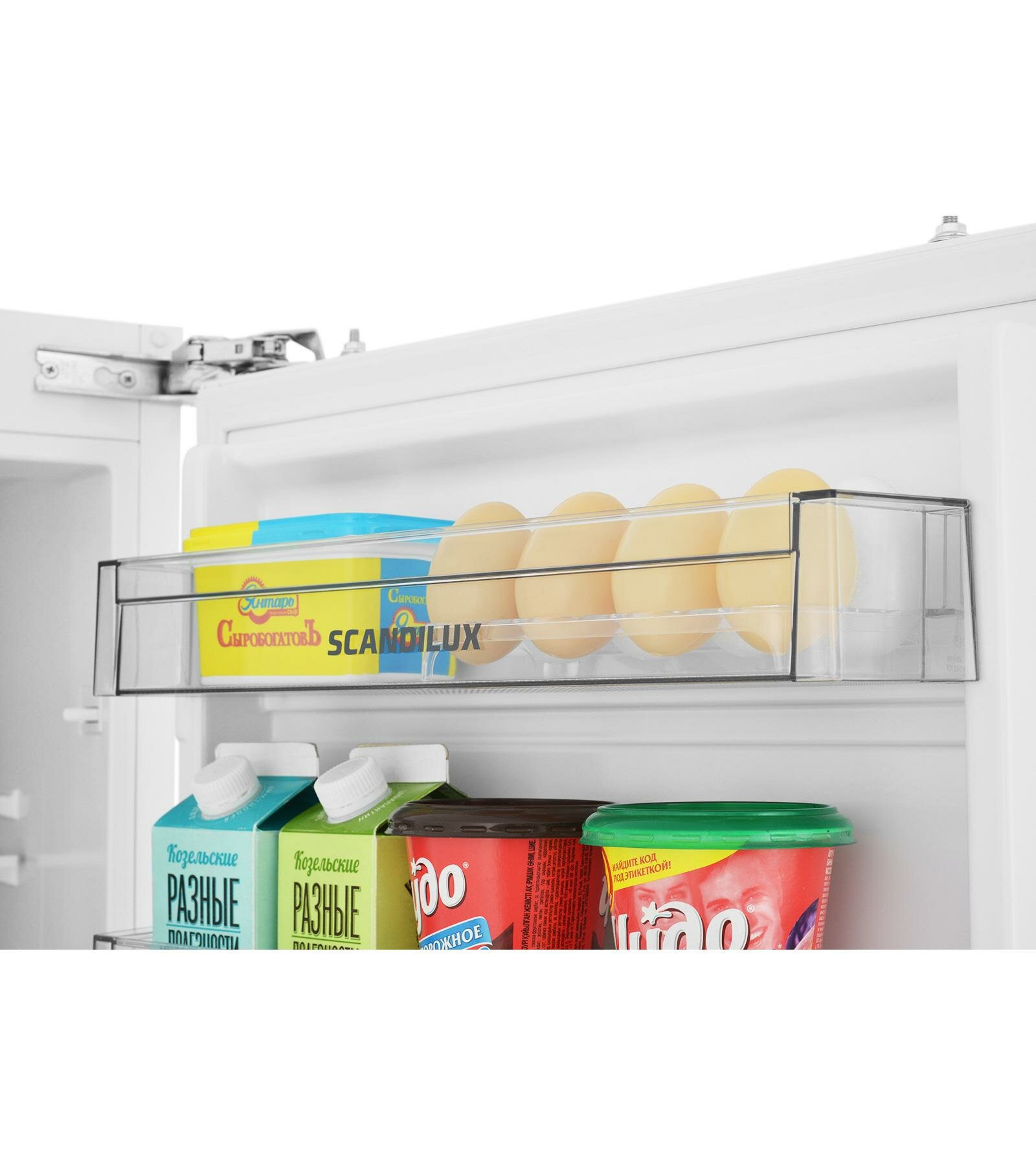 Встраиваемый холодильник SCANDILUX белый - фото №19