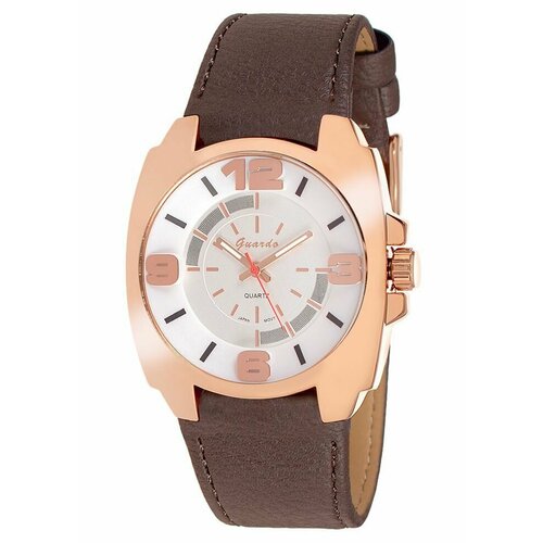 фото Наручные часы guardo 9109-7, коричневый, розовый