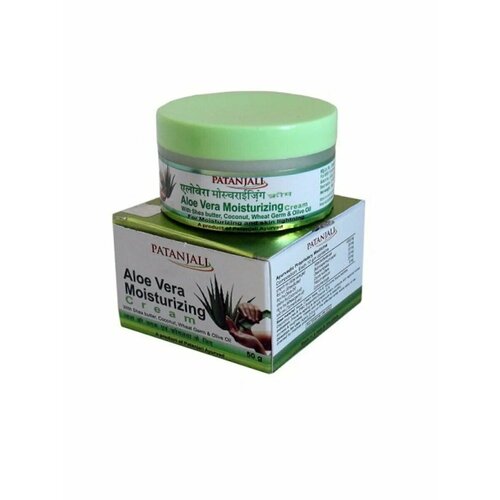 Aloe Vera Moisturizing Cream, увлажняющий крем для лица, с алоэ, 50 г