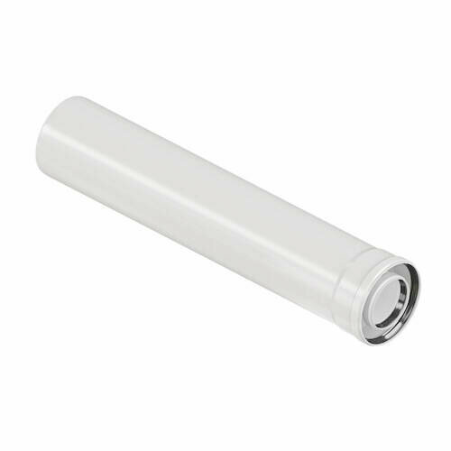 фото Труба для коаксиального дымохода ROMMER D60/100 мм, длина 500 мм (для конденсационных котлов)