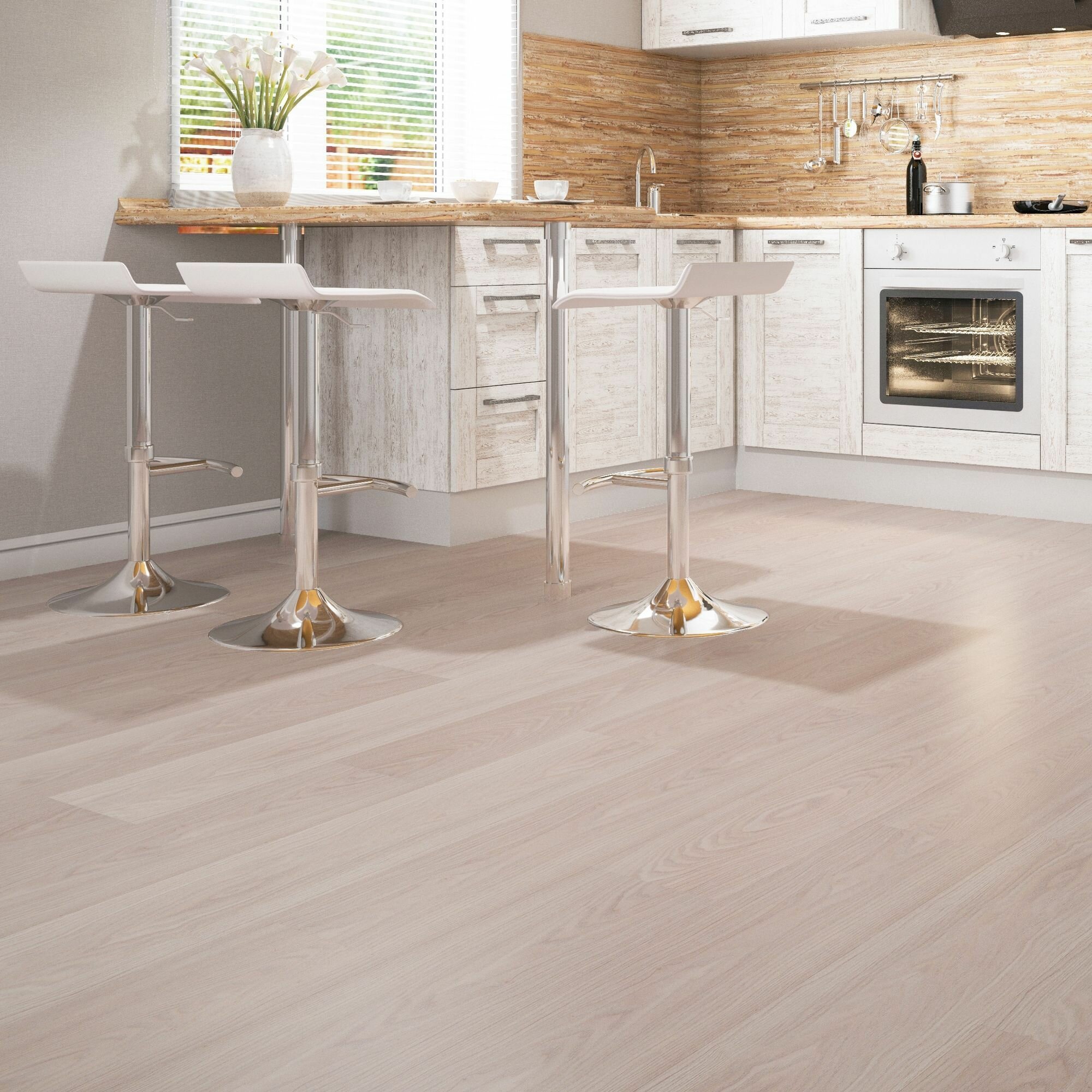 фото Ламинат Акация белая 33 класс толщина 8 мм 2.153 м