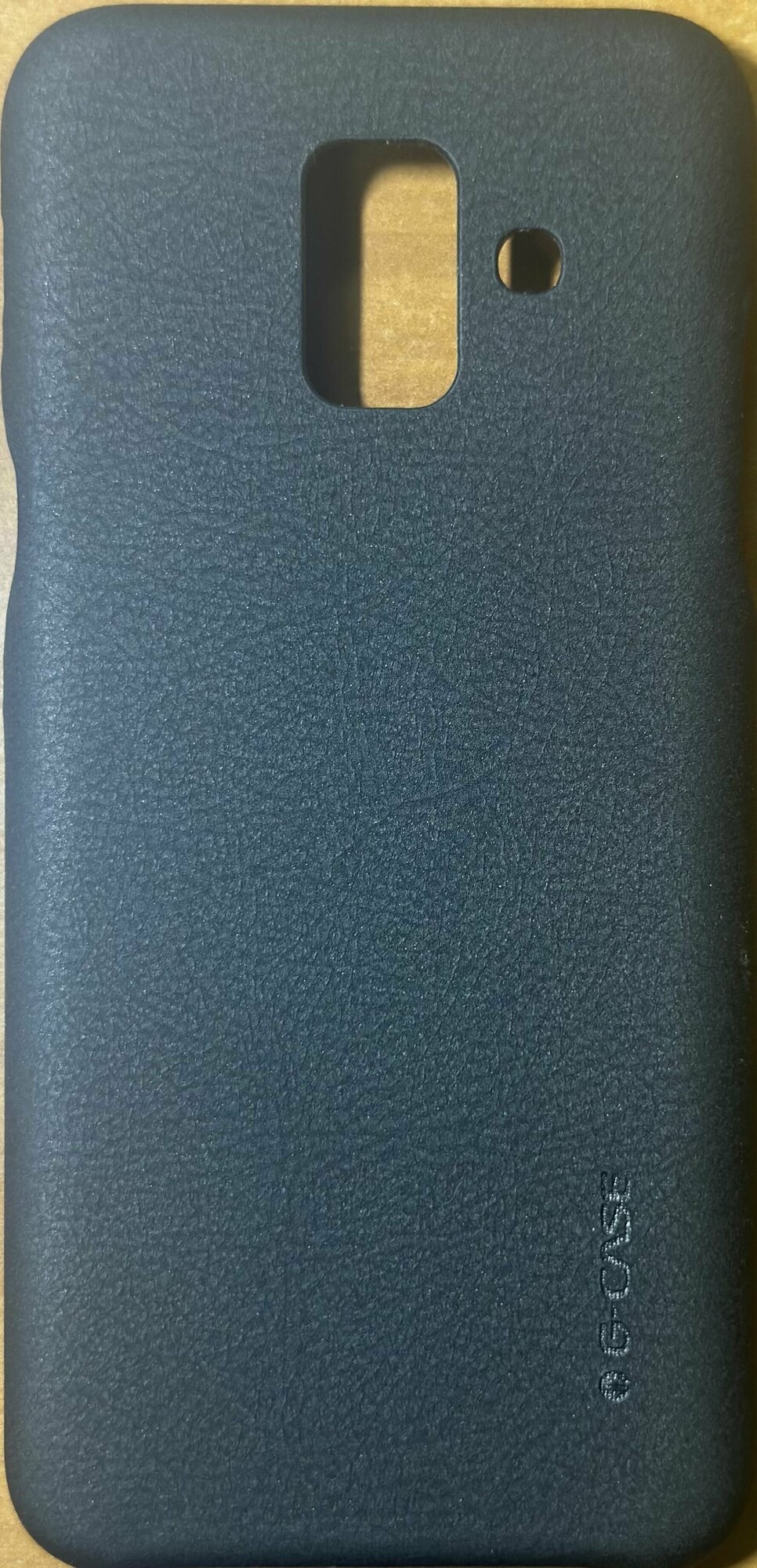 Чехол кожаный G-CASE для Samsung Galaxy A6 2018, черный