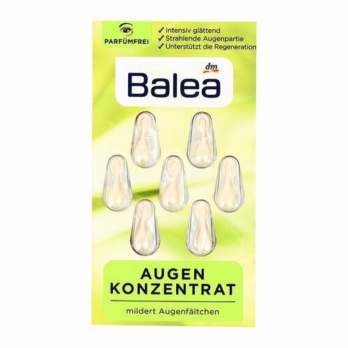 Сыворотка-концентрат для кожи вокруг глаз BALEA против морщин 7 шт 528₽