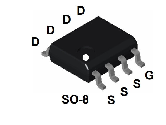 Микросхема FDS4435BZ P-Channel MOSFET 30V 8.8A SO-8