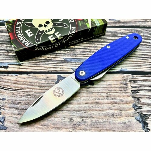 фото Нож складной esee brkc6 churp, d2 blade, blue g10 handle