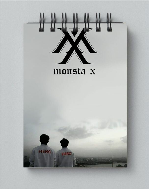 Блокнот Monsta X №23, А4