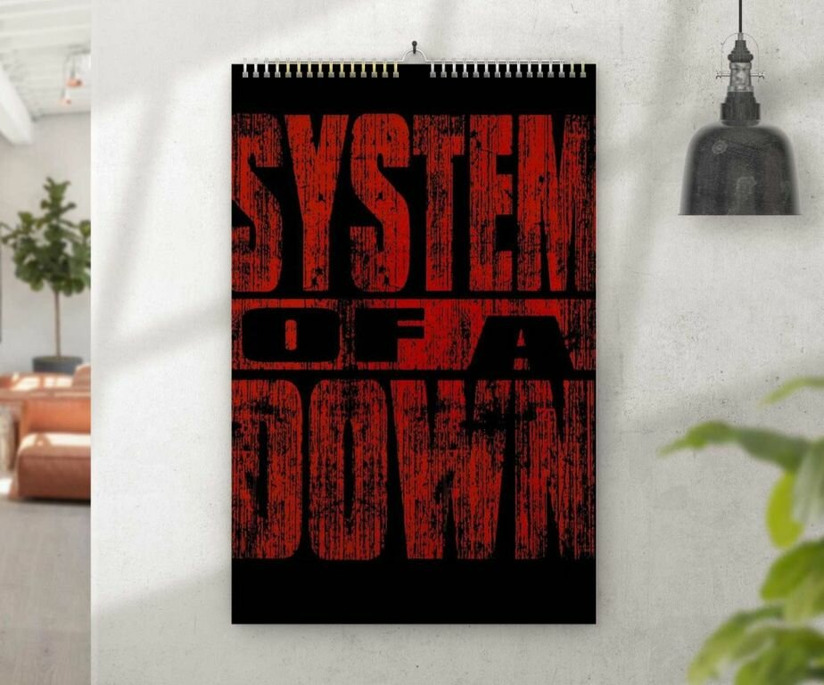 Календарь перекидной System of a Down, Систем оф а Даун №11, А3