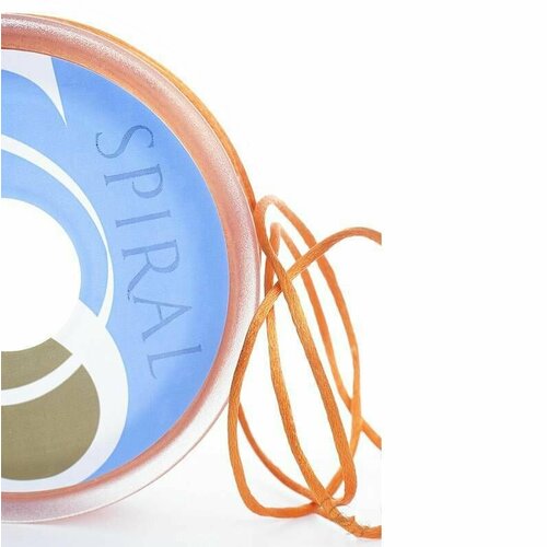 Шнур для шитья, атласный, оранжевый, 25 м, 1 упаковка шнур для шитья атласный 25 м сиреневый 1 упаковка