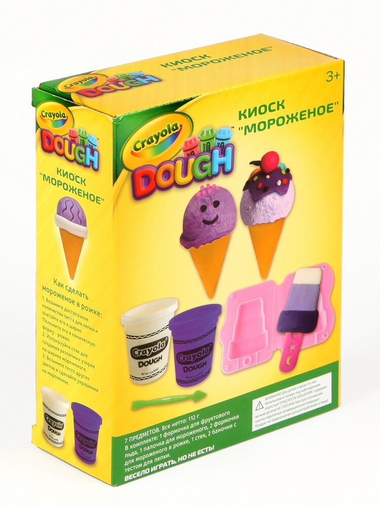 Страна производитель Китай Игровой набор Crayola "Киоск "Мороженое" тесто для лепки