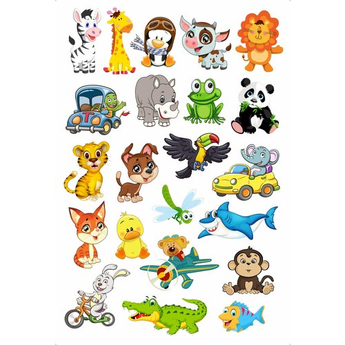 Милые животные детские стикеры наборы для творчества наборы для творчества мини маэстро животные из шариков
