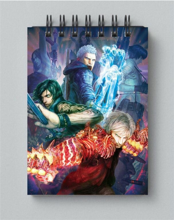Блокнот Dmc, Devil May Cry, Девил Май Край №2, А4