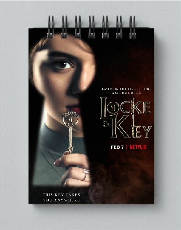 Блокнот ключи локков , LOCKE & KEY №3, А5