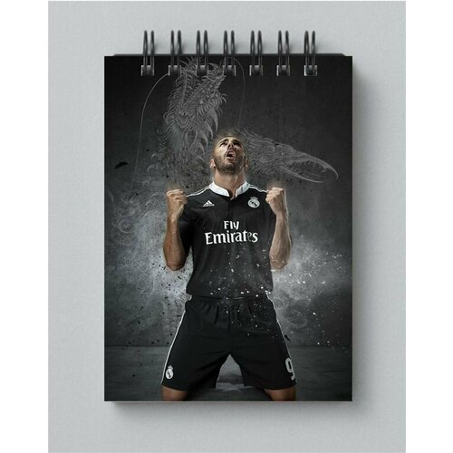 Блокнот Бензема Карим, Benzema Karim №2, А4