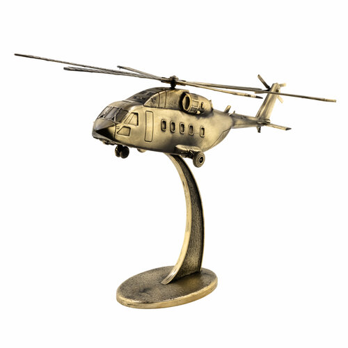 фото Вертолёт ми-38 (1:72) на подставке (вхшхд 24х25х35) «пятигорская бронза»