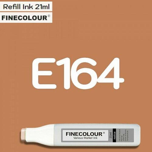 Заправка Finecolor Ink E164 Коричневый верблюд, 21 мл finecolour маркер brush ef102 gg66 серо зеленый 7