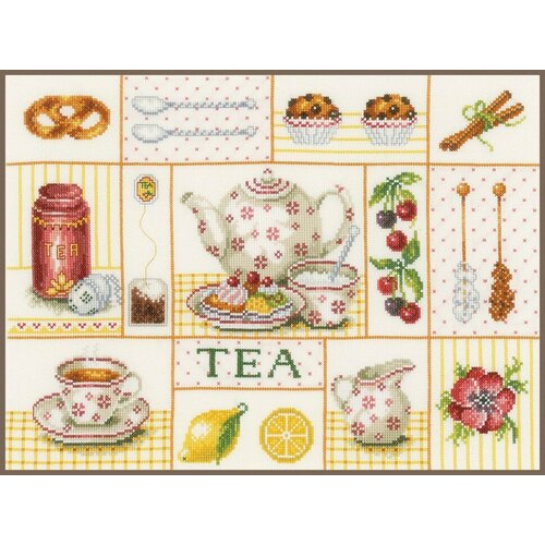 фото Tea collage (чаепитие) #pn-0163387 lanarte набор для вышивания 39 x 29 см счетный крест