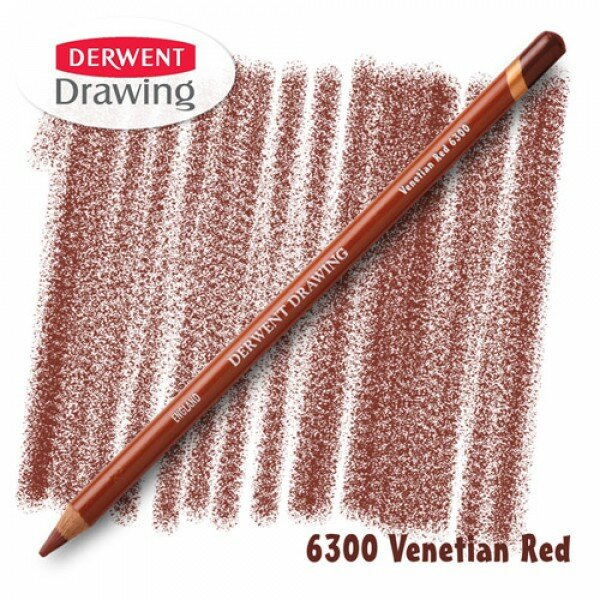 Карандаш Derwent Drawing 6300 Красный венецианский (Venetian-Red)