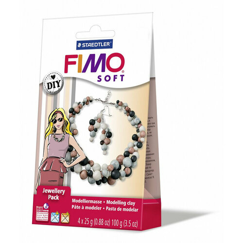 фото Fimo soft набор для создания украшения жемчужины арт.8025 08