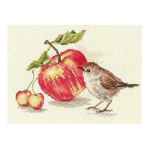 Набор для вышивания «Алиса» 5-22 Птичка и яблоко набор для вышивания алиса 5 23 птичка и груша