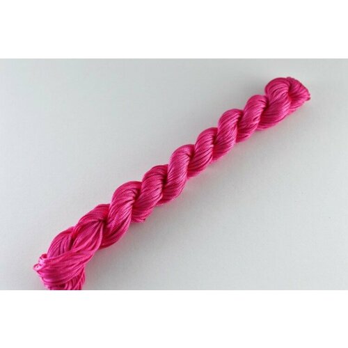 Шнур нейлоновый, толщина 1мм, длина 24 метра, цвет розовый, нейлон, 50-008, 1шт шнур нейлоновый толщина 1мм длина 24 метра цвет розовый нейлон 50 008 1шт