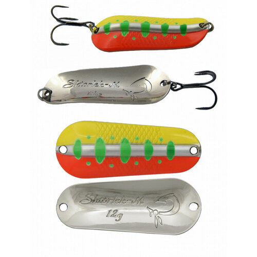Блесна колеблющаяся LureMax Shtorlek-M, 58 мм, 12 г,104