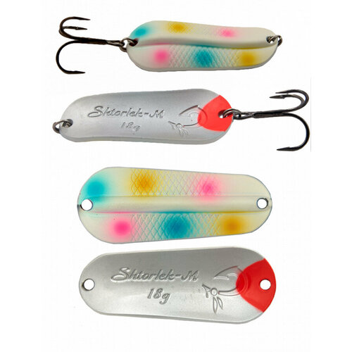 Блесна колеблющаяся LureMax Shtorlek-M, 58 мм, 12 г,128