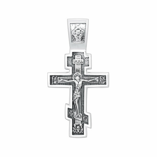 фото Подвеска-крест из серебра яхонт ювелирный арт. 2721542