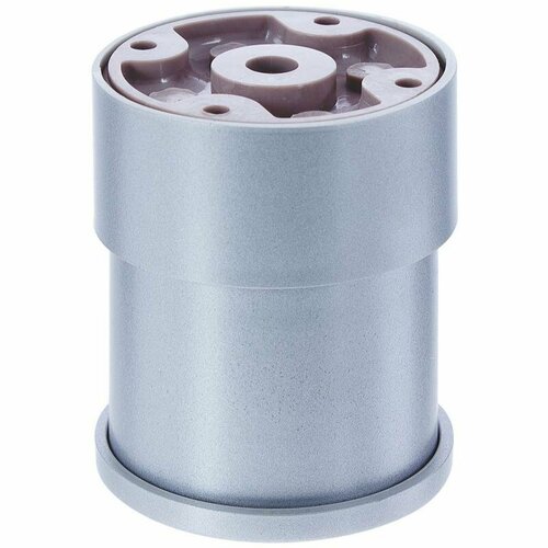 Мебельная опора ООО ДМФ 017060, пластик, серебристая, 4 штук