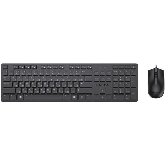 Клавиатура и мышь Nerpa NRP-MK150-W-BLK черный
