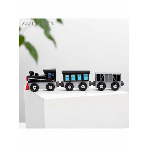 Паровоз и два вагона Магнитные